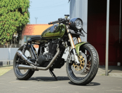Gaya Perubahan Motor Retro di Golongan Anak Belia