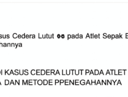 Studi Kasus Cedera Lutut pada Atlet Sepak Bola dan Metode Pencegahannya