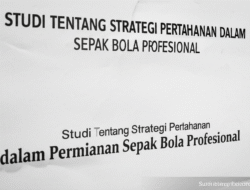 Studi Tentang Strategi Pertahanan dalam Permainan Sepak Bola Profesional