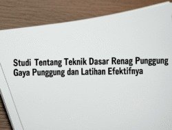 Studi Tentang Teknik Dasar Renang Gaya Punggung dan Latihan Efektifnya
