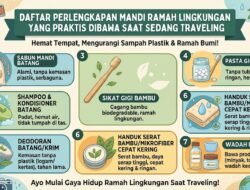 Daftar Perlengkapan Mandi Ramah Lingkungan Yang Praktis Dibawa Saat Sedang Traveling